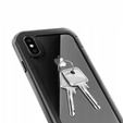Pouzdro pro iPhone X/XS, Shockproof, s fólií, černé