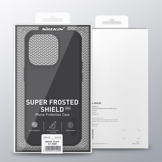 Pouzdro NILLKIN pro iPhone 14 Pro Max, Super Frosted Shield Case, černé