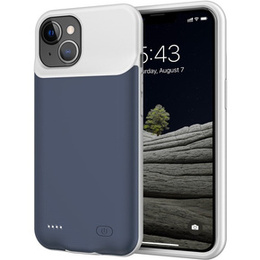 6500mAh bateriové pouzdro pro iPhone 13, modré
