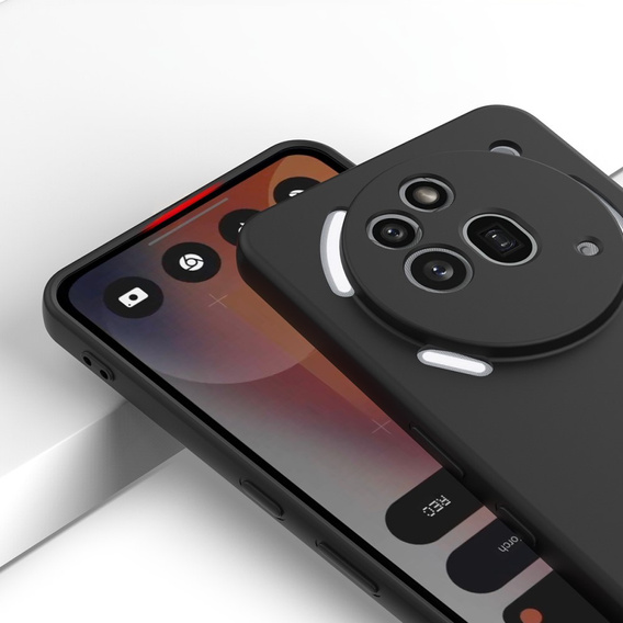 Pouzdro pro Nothing Phone 3a Pro, Silicone Lite, černé