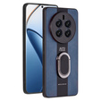 Pouzdro pro Realme 12 Pro 5G / 12 Pro+ 5G, Leather Kickstand Ring, modré