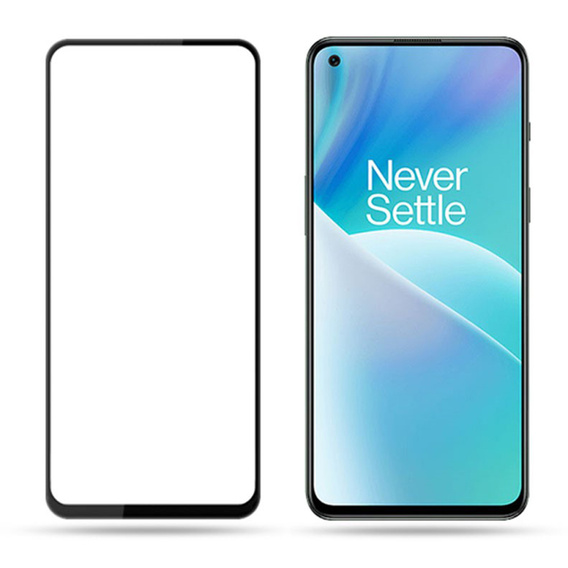 Tvrzené sklo Mocolo Full Glue pro OnePlus Nord 2T 5G, černý rám
