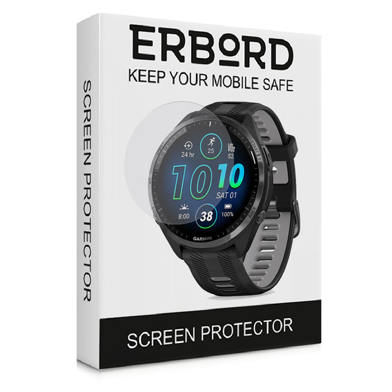 3x ERBORD Hydrogelová fólie pro Garmin Forerunner 965