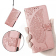 Klopové pouzdro pro Realme 14X / Realme C75, Butterfly, růžové rose gold