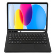 Pouzdro + klávesnice iPad 10.9 2022 10 Gen, TouchPad Pen Slot, černé