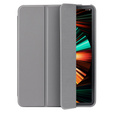 Pouzdro pro iPad Pro 11 2021/2022, Smartcase s prostorem pro stylus, šedé