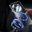 Pouzdro pro Oppo Find X8 Pro, MagSafe, stříbrné,