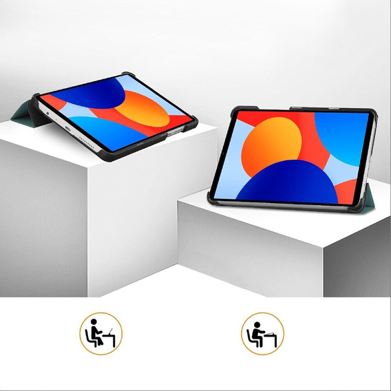 Pouzdro pro Xiaomi Redmi Pad SE 8.7, Smartcase, zelené