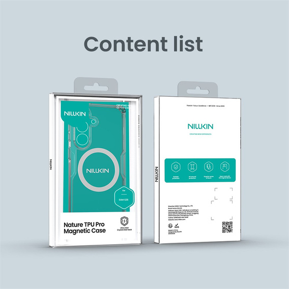 Pouzdro NILLKIN Nature TPU MagSafe pro Samsung Galaxy S26, průhledné