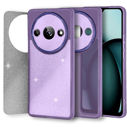 Pouzdro pro Xiaomi Redmi A3, Glittery Powder, fialové