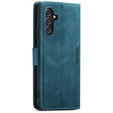 Pouzdro pro Samsung Galaxy A14 4G/5G, ERBORD Vintage peněženka s klopou, modré