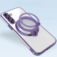 Magnetické pouzdro pro Samsung Galaxy A36 5G, pro MagSafe, fialové