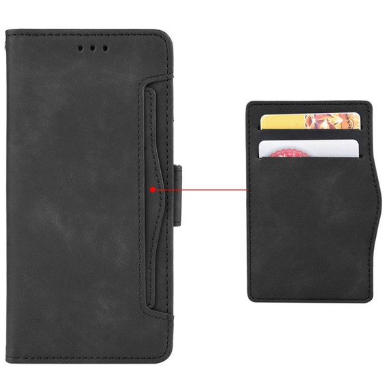Klopové pouzdro pro Huawei Nova Y70 4G, Card Slot, černé