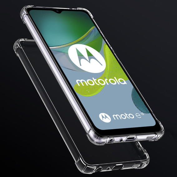 Pouzdro pro Motorola Moto E13, Dropproof, průhledné