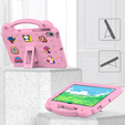Dětské pouzdro pro Samsung Tab A8 10.5 X200 / X205, Cute Patterns, se stojánkem, růžové