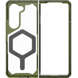 Pouzdro Urban Armor Gear pro Galaxy Z Fold 5 5G, Plyo MagSafe, transparentní / zelené