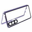 Pouzdro pro Sony Xperia 1 V, Magnetic Dual Glass, fialové