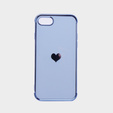 Pouzdro pro iPhone 7/8/SE 2020/SE 2022, Electro heart, modré