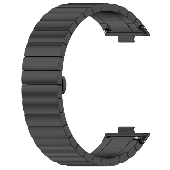 Ocelový náramek pro Huawei Watch Fit 4 / 4 Pro / 3, černý