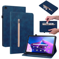 Pouzdro pro Lenovo Tab M10 10.1 Gen 3, Wallet Pen Slot, modré