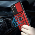 Pouzdro pro Samsung Galaxy S22 Plus, CamShield Slide, červené