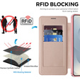 RFID Wallet MagSafe pouzdro s klopou a ochranou fotoaparátu pro Samsung Galaxy S26 Plus, růžové