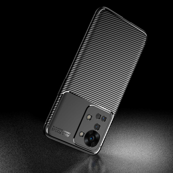 Pouzdro pro OnePlus Nord 2T 5G, Carbon Gel Case, černé