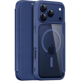 Dux Ducis pouzdro pro iPhone 17 Pro, Skin X Pro, s klopou, pro MagSafe, tmavě modré