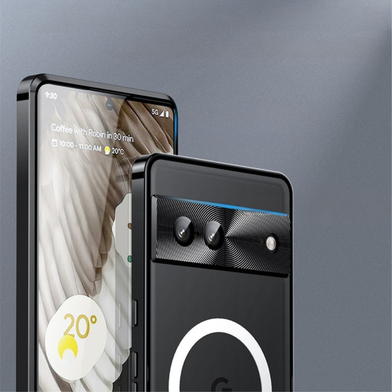 Ochranné pouzdro na fotoaparát pro Google Pixel 8, CamShield MagSafe, transparentní / černé