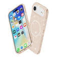 Pouzdro pro iPhone Air, pro MagSafe, třpytivé, průsvitně zlaté