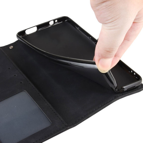 Klopové pouzdro pro Samsung Galaxy A20s, Card Slot, černé