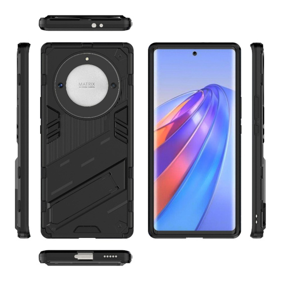 Pouzdro pro Honor Magic 5 Lite, Military kickstand, černé
