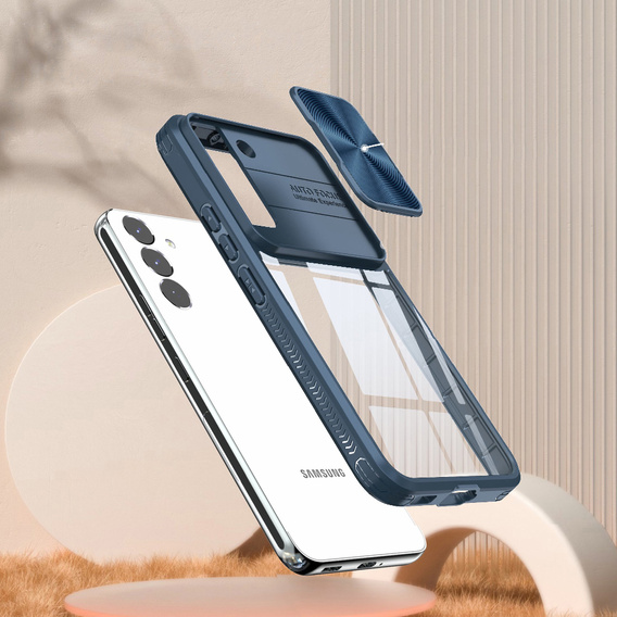Pouzdro pro Samsung Galaxy A34 5G, Slide Camera, modré