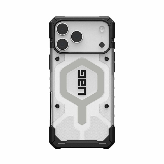 Pouzdro Urban Armor Gear pro iPhone 17 Pro Max, Pathfinder MagSafe, Ice/Silver