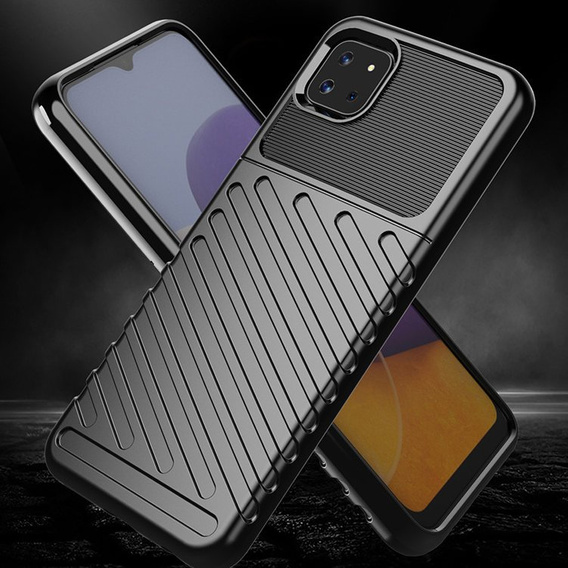 Pouzdro pro Samsung Galaxy A22 / M22 4G / LTE, Thunder, černé