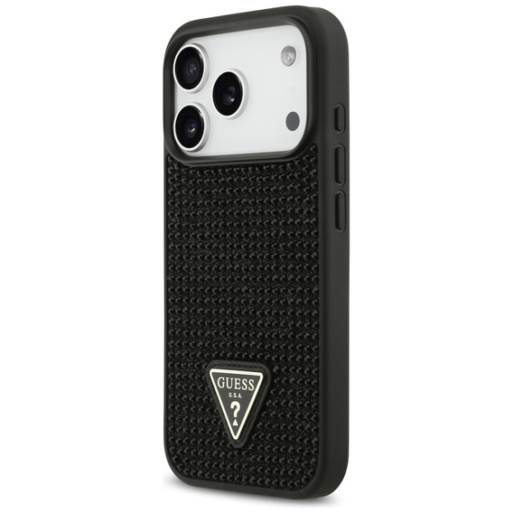 Pouzdro GUESS Rhinestone Triangle Logo pro iPhone 17 Pro