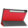 Pouzdro pro Samsung Galaxy Tab S9 FE, trojité, červené