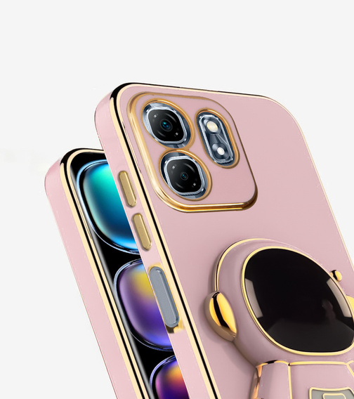 Pouzdro pro Infinix Hot 50i 4G, Astronaut, růžové