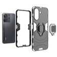 Pouzdro pro Xiaomi Redmi 13C / Poco C65, Kickstand Ring, černé