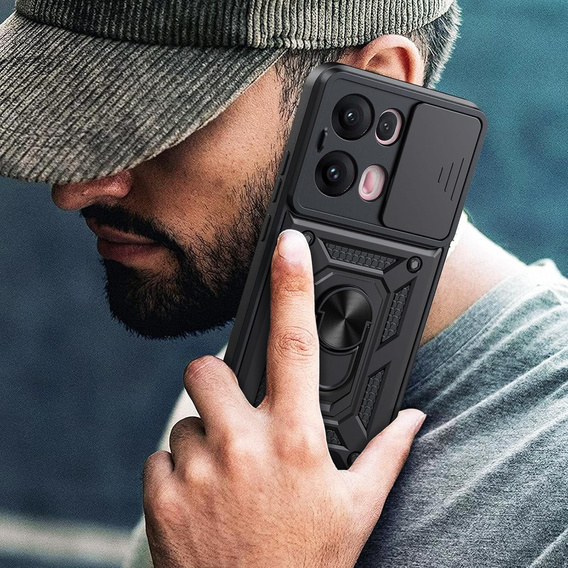 Pouzdro pro Oppo Reno 13 Pro, CamShield Slide, černé