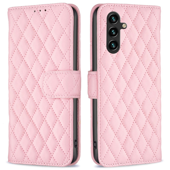 Klopové pouzdro pro Samsung Galaxy A05s, Wallet, BINFEN COLOR, růžové