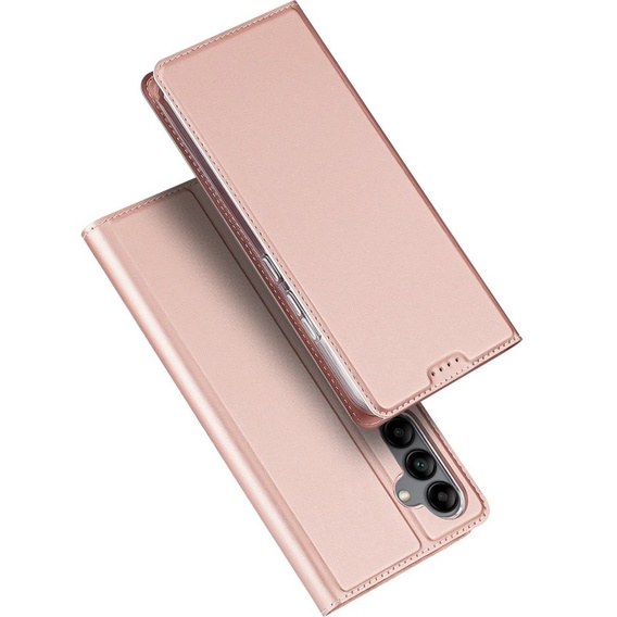 Pouzdro Dux Ducis pro Samsung Galaxy A34 5G, Skinpro, růžové rose gold