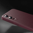 Flipové pouzdro pro Samsung Galaxy S25 Edge, Smart View Wallet, kaštanové