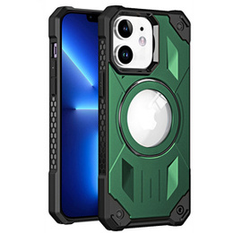 Pouzdro pro iPhone 11, Heavy Duty, pro MagSafe, zelené