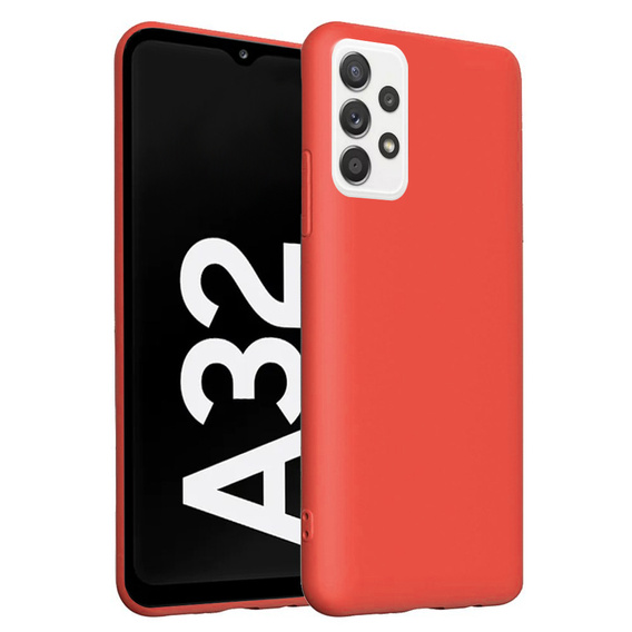 Pouzdro pro Samsung Galaxy A32 5G, Silicone Lite, červené