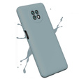 Pouzdro pro Xiaomi Redmi Note 9T 5G, Silicone Lite, levandulově šedé