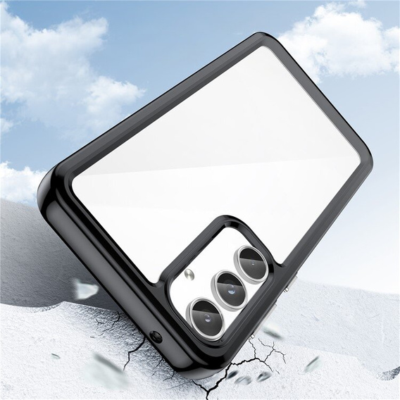 Pouzdro pro Samsung Galaxy A55 5G, Fusion Hybrid, transparentní / černé