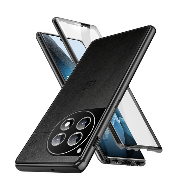 Pouzdro pro OnePlus 13, Magnetic Dual Glass, černé