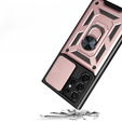 Pouzdro pro Samsung Galaxy S23 Ultra, CamShield Slide, růžové rose gold