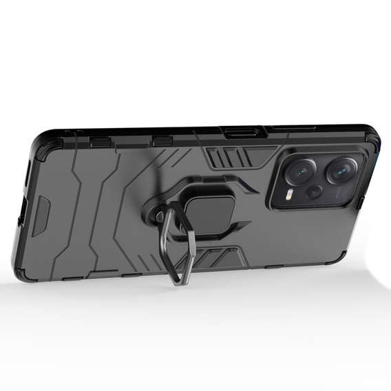 Pouzdro pro Xiaomi Redmi Note 12 Pro+ 5G, Kickstand Ring, černé